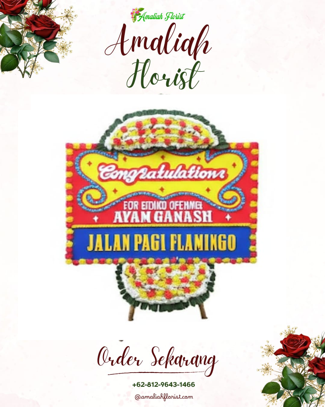 Sewa Papan Bunga Gunung Kaler